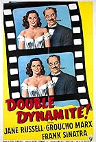 Groucho Marx, Jane Russell, and Frank Sinatra in Double Dynamite (1951)