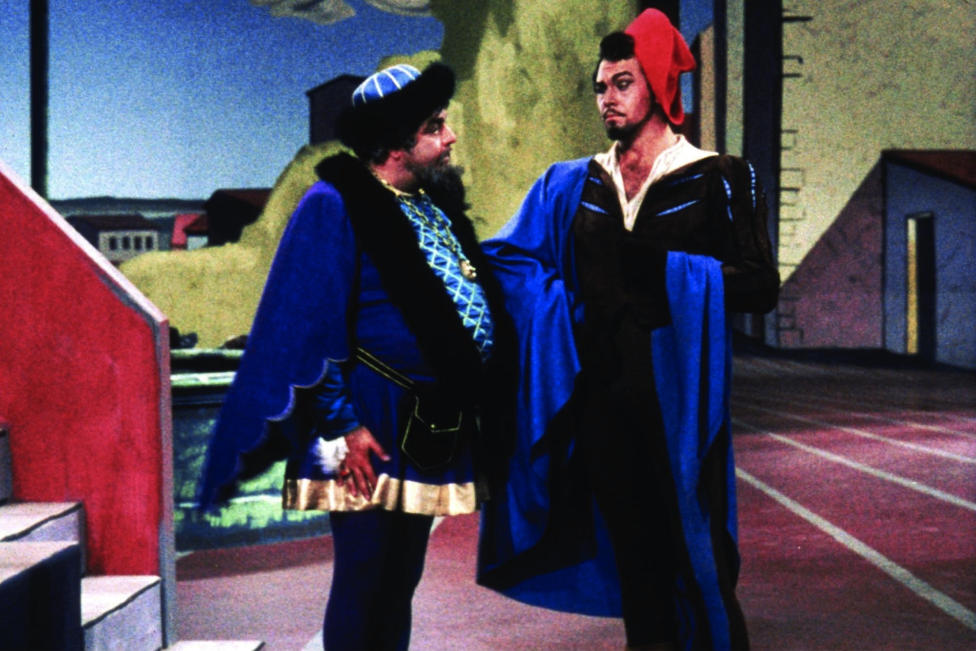 Kurt Kasznar and Howard Keel in Kiss Me Kate (1953)