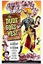 Eddie Albert, James Gleason, Barton MacLane, Gilbert Roland, and Gale Storm in The Dude Goes West (1948)