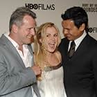 Anna Paquin, Aidan Quinn, and Adam Beach at an event for Bury My Heart at Wounded Knee (2007)