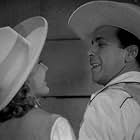 Priscilla Lane and Dick Powell in Cowboy from Brooklyn (1938)