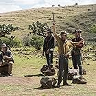 Jeremy Davies, Stephen Monroe Taylor, Rhys Coiro, and Trevor Donovan in Texas Rising (2015)