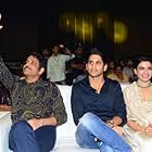 Nagarjuna Akkineni, Naga Chaitanya Akkineni, and Samantha Ruth Prabhu at an event for Majili (2019)