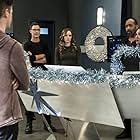 Tom Cavanagh, Jesse L. Martin, Danielle Panabaker, Grant Gustin, and Candice Patton in The Flash (2014)