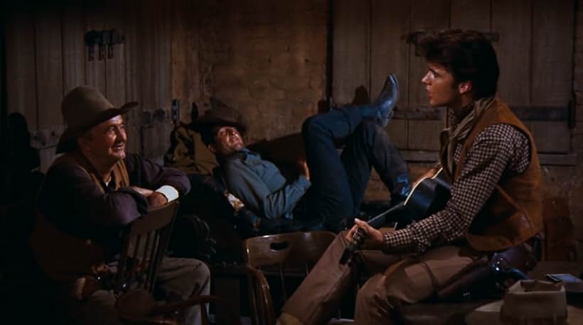 Walter Brennan, Dean Martin, and Ricky Nelson in Rio Bravo (1959)