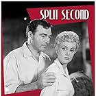 Jan Sterling and Stephen McNally in Split Second (1953)