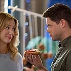 Jeremy Jordan and Yael Grobglas in Hanukkah on Rye (2022)