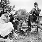 Dean Stockwell, Richard Fleischer, and Diane Varsi in Compulsion (1959)