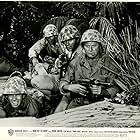 Tony Bill, Brad Dexter, Tommy Sands, and Clint Walker in None But the Brave (1965)