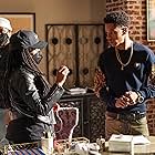 Dawn Wilkinson directing Actor Terrence Green in "Step Up."