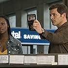 James Marsden and Tika Sumpter in Sonic the Hedgehog (2020)