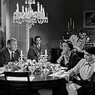 Elizabeth Taylor, Spencer Tracy, Joan Bennett, Tom Irish, Russ Tamblyn, and Don Taylor in Father of the Bride (1950)