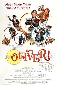 Oliver Reed, Mark Lester, Ron Moody, Shani Wallis, and Jack Wild in Oliver! (1968)