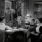 Elizabeth Taylor, Spencer Tracy, Joan Bennett, Tom Irish, and Russ Tamblyn in Father of the Bride (1950)
