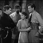 Leslie Banks, Steve Clemente, Noble Johnson, Joel McCrea, and Fay Wray in The Most Dangerous Game (1932)