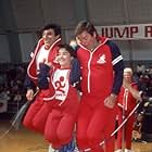 Robert Wagner, Danielle Brisebois, Jerry Dunphy, and Jamie Farr