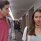 Jessica Alba and Freddie Prinze Jr. in Too Soon for Jeff (1996)