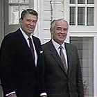 Ronald Reagan and Mikhail Gorbachev in The Reagans (2020)