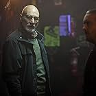 Patrick Stewart and Macon Blair in Green Room (2015)