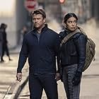 Morningstar Angeline and Luke Hemsworth in Westworld