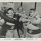 Moe Howard, Larry Fine, and Joe DeRita in Have Rocket -- Will Travel (1959)