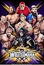Mark Calaway, Paul Levesque, John Cena, Brock Lesnar, Randy Orton, Dave Bautista, Bryan Danielson, and Windham Rotunda in WrestleMania XXX (2014)