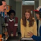 Randy Havens, Caleb McLaughlin, Sadie Sink, and Gaten Matarazzo in Stranger Things (2016)