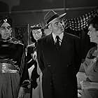 Boris Karloff, Lenore Aubert, Claire Du Brey, James Flavin, and Victoria Horne in Bud Abbott Lou Costello Meet the Killer Boris Karloff (1949)