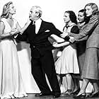 Binnie Barnes, Deanna Durbin, Nan Grey, Barbara Read, and Charles Winninger in Three Smart Girls (1936)