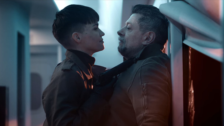 Andy Serkis and Ruby Rose in SAS: Red Notice (2021)