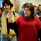 Gurinder Chadha and Viveik Kalra in Blinded by the Light (2019)