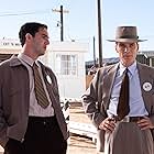 Cillian Murphy and Benny Safdie in Oppenheimer (2023)