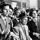 Richard Widmark, Donald Buka, Vincent Donahue, and Phillip Pine in The Street with No Name (1948)