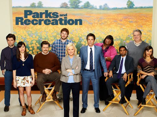 Rob Lowe, Adam Scott, Rashida Jones, Jim O'Heir, Nick Offerman, Amy Poehler, Chris Pratt, Retta, Aziz Ansari, and Aubrey Plaza in Parks and Recreation (2009)