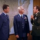 Larry Hagman, Bill Daily, and Byron Morrow in I Dream of Jeannie (1965)