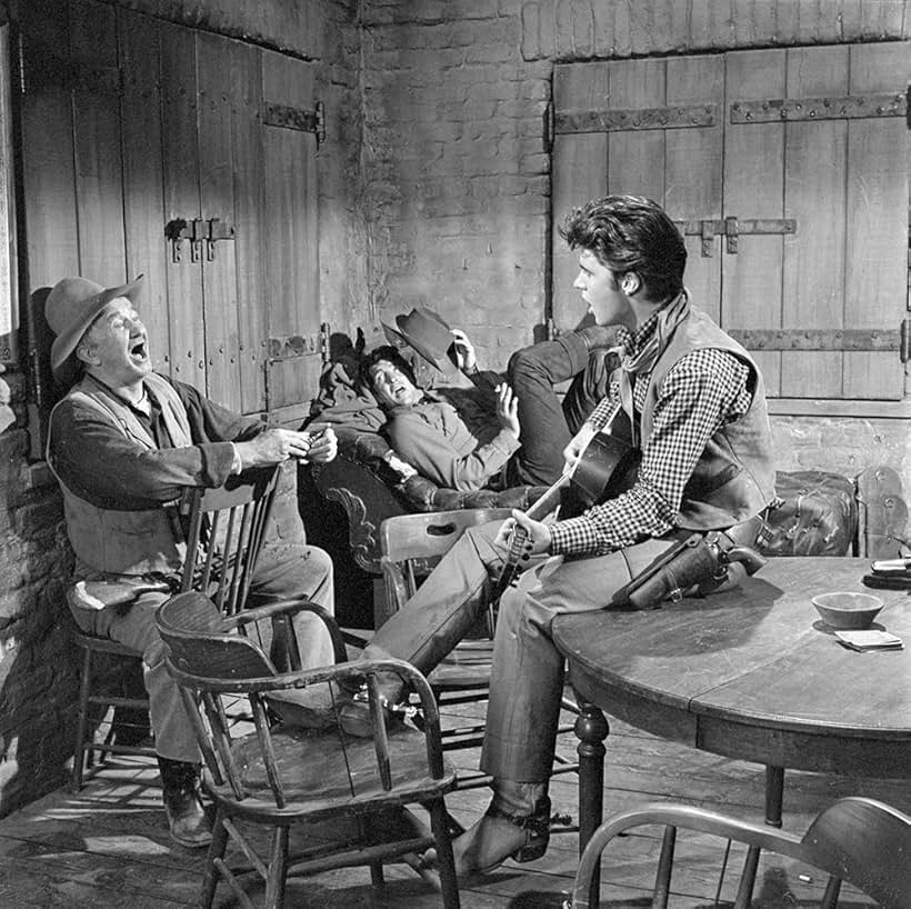 Walter Brennan, Dean Martin, and Ricky Nelson in Rio Bravo (1959)