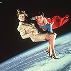 Mariel Hemingway and Christopher Reeve in Superman IV: The Quest for Peace (1987)