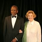 Sidney Poitier and Barbara Sinatra