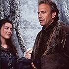 Kevin Costner and Olivia Williams in The Postman (1997)