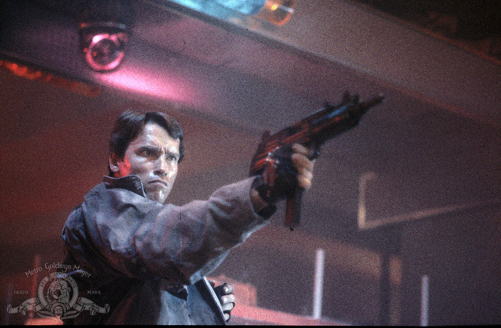 Arnold Schwarzenegger in The Terminator (1984)