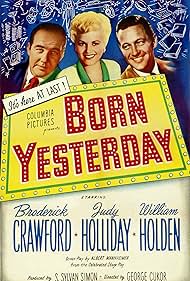 William Holden, Broderick Crawford, and Judy Holliday in Born Yesterday (1950)