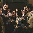 Robert De Niro, Paul Sorvino, Anthony Alessandro, Tony Conforti, Joseph D'Onofrio, Frank DiLeo, Ronald Maccone, Christopher Serrone, Tony Sirico, and Philip Suriano in Goodfellas (1990)