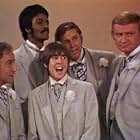 Henry Gibson, Davy Jones, Dave Madden, Alan Sues, and Byron Gilliam in Rowan & Martin's Laugh-In (1967)