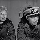 Jock Mahoney and Shirley Patterson in The Land Unknown (1957)