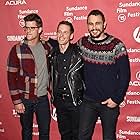 James Franco, Justin Kelly, and Charlie Carver at an event for I Am Michael (2015)