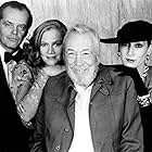 Jack Nicholson, Kathleen Turner, Anjelica Huston, and John Huston in Prizzi's Honor (1985)