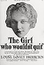 Louise Lovely in The Girl Who Wouldn't Quit (1918)