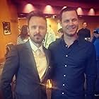 Aaron Paul and Jared Safier at the Emmy Contenders Television Academy Event