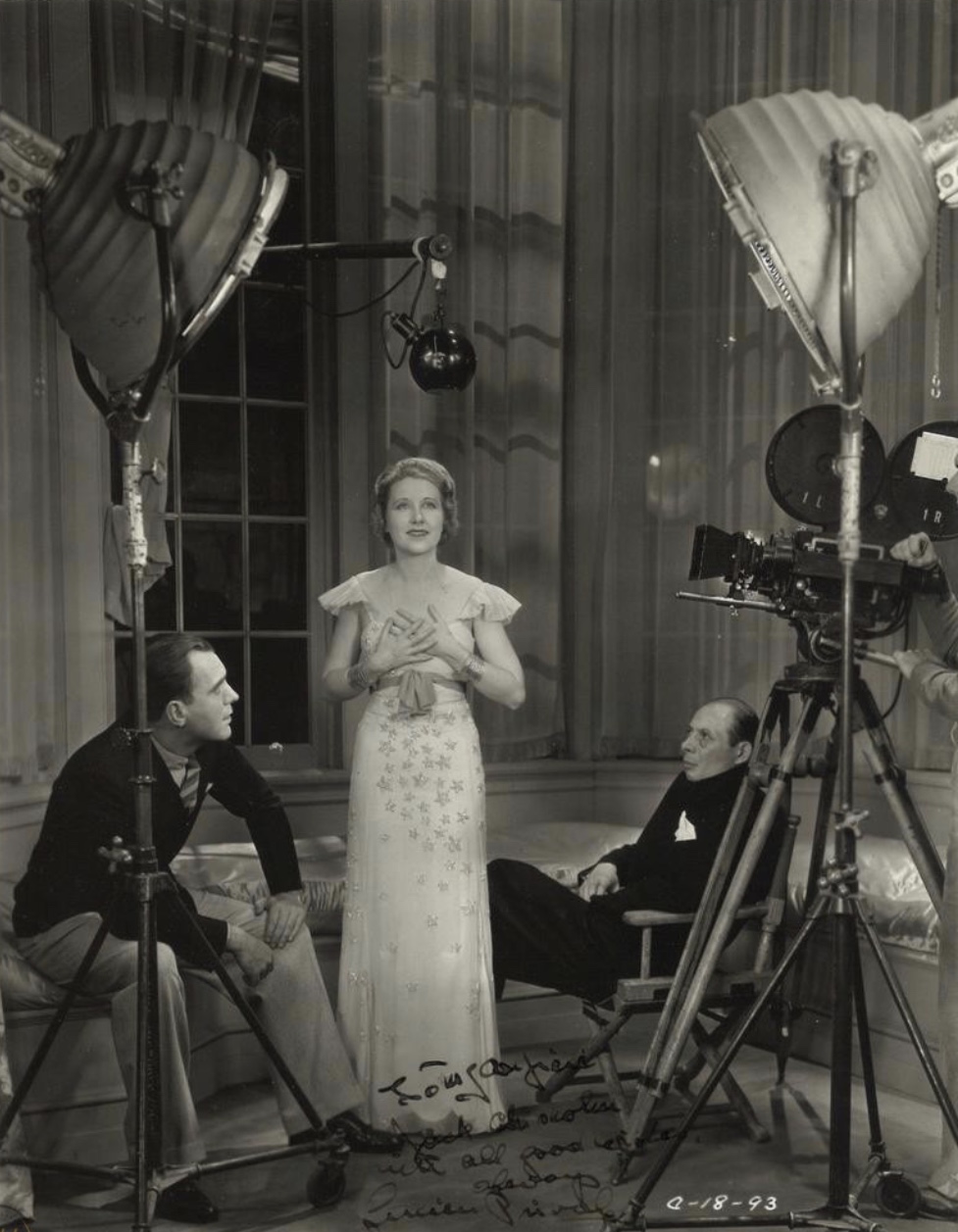 Pat O'Brien, Lucien Prival, and Genevieve Tobin in Hollywood Speaks (1932)