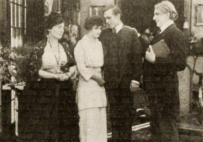 Mary Alden, Jack Conway, and Billie West in What Might Have Been (1915)